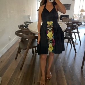 anthropologie dress black size 6